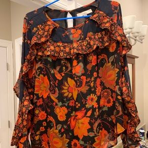 Floral pattern shirt from LOFT.